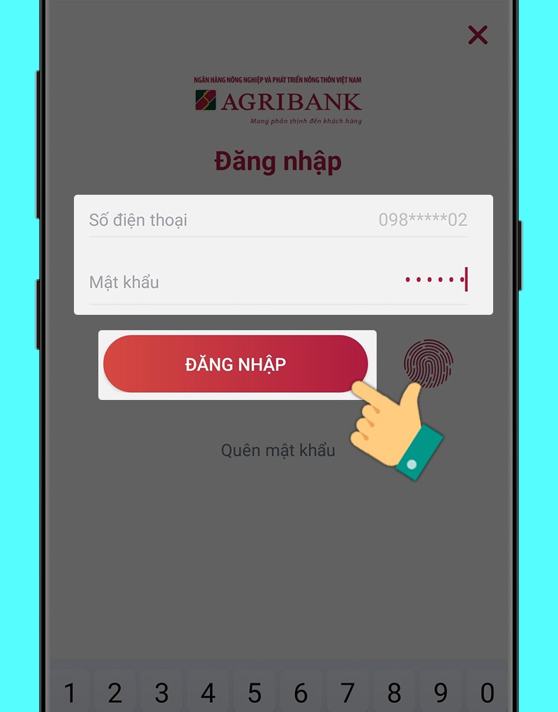 Cách chuyển khoản agribank bằng e-mobile banking
