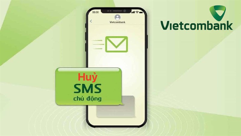 hủy SMS Banking Vietcombank